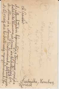 Raduly Imre csendor Magyarnemegyen, delvideki bevonulasi emlekeremmel, 1944 korul (hatlap)